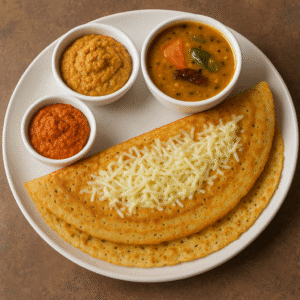 Millet Cheese Dosa