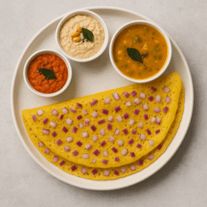 Mango Ginger Onion Millet Dosa