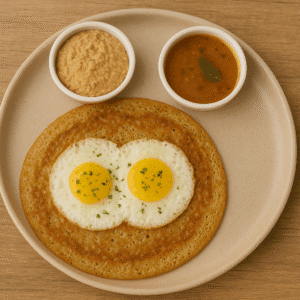 Millet Double Egg Dosa